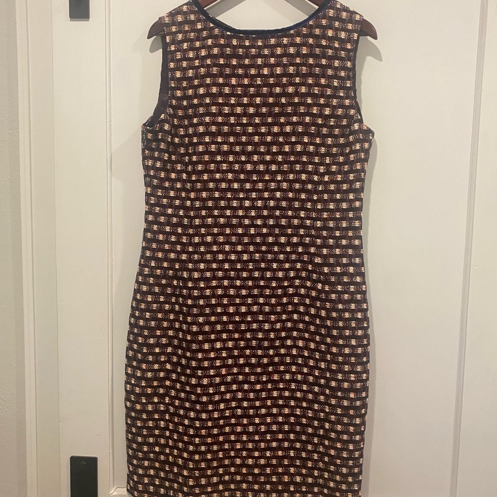 Brooks Brothers Classic  Black and Gold Women's Dress